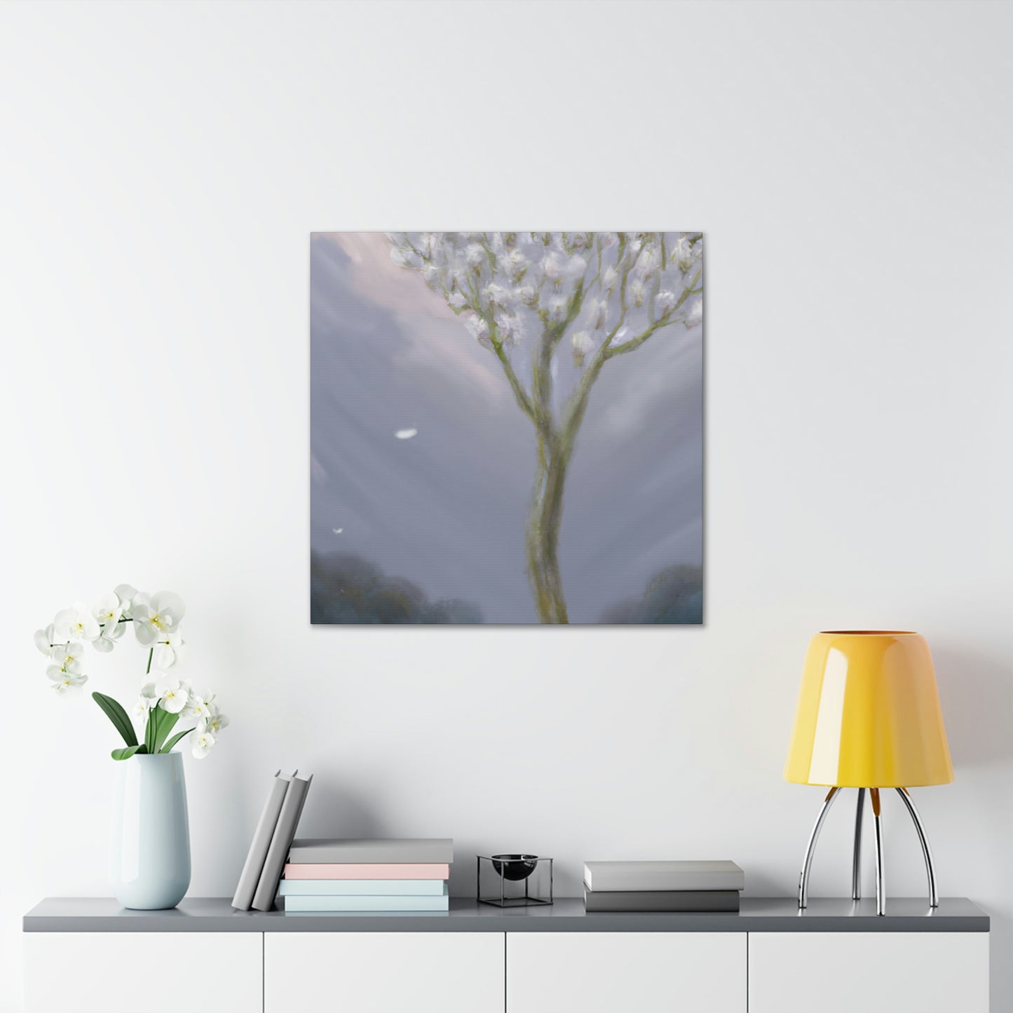 "Magnolia's Mystic Bloom" - Canvas