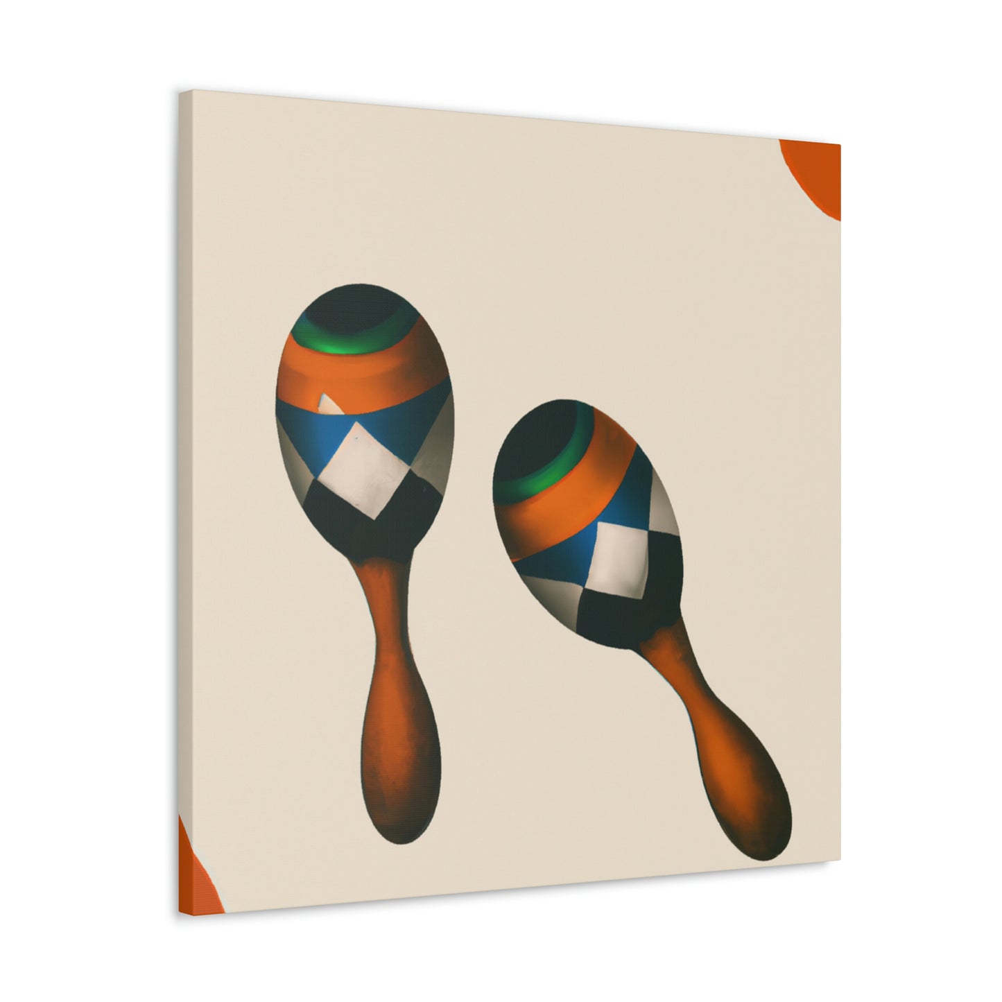 Maracas: A Minimalist Study - Canvas