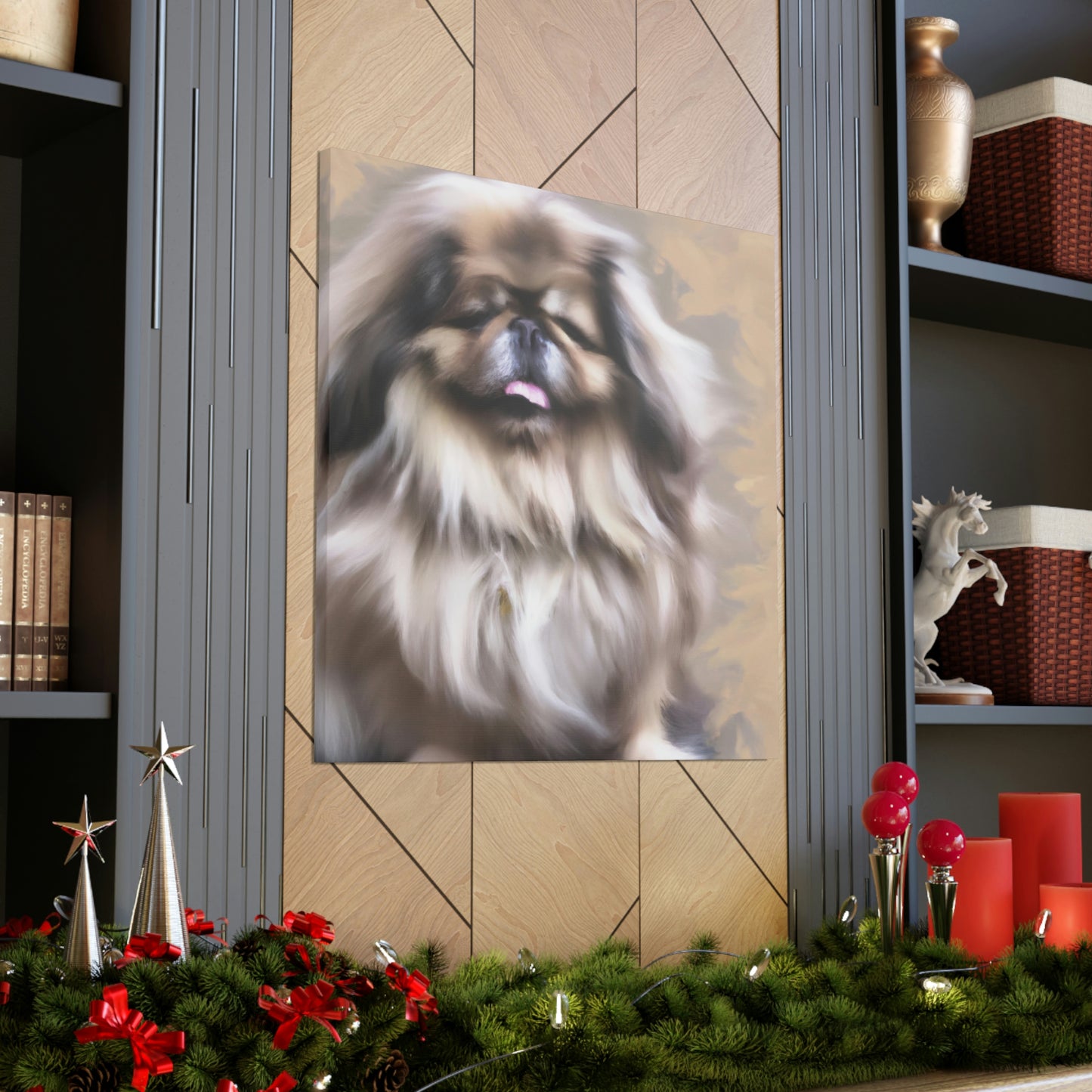 "Pekingese at Playtime" - Canvas