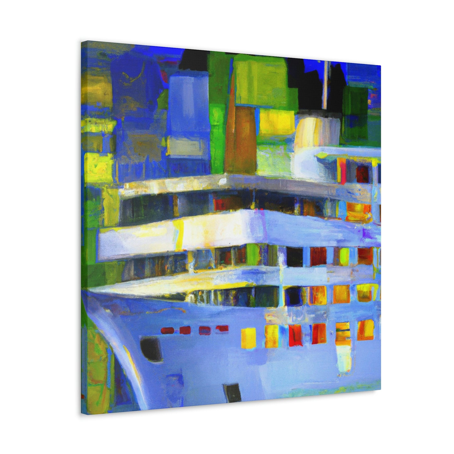 Cruise Ship Abstraction - Canvas