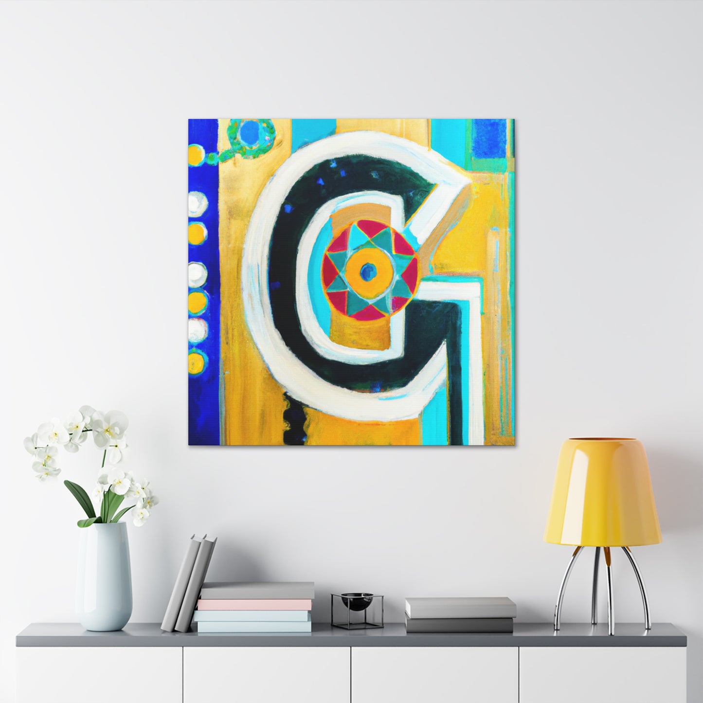 "Dazzling Deco Delight" - Canvas