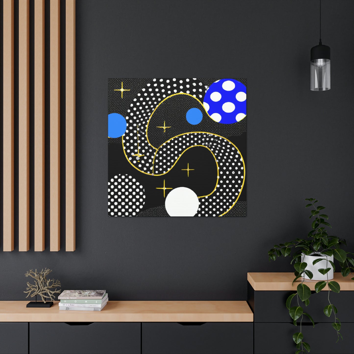 "Uranus in Art Deco" - Canvas