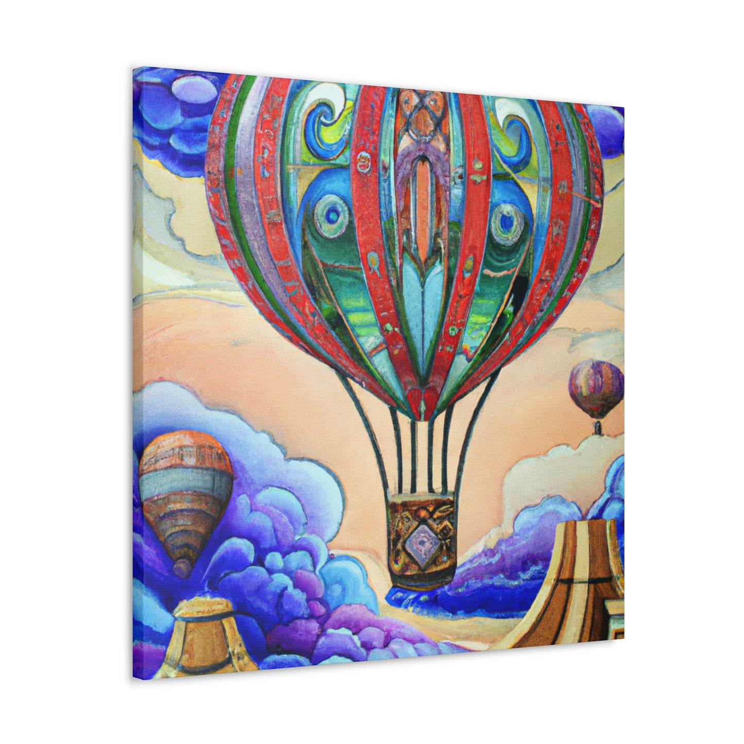 "Aerial Escapade Ballooning" - Canvas