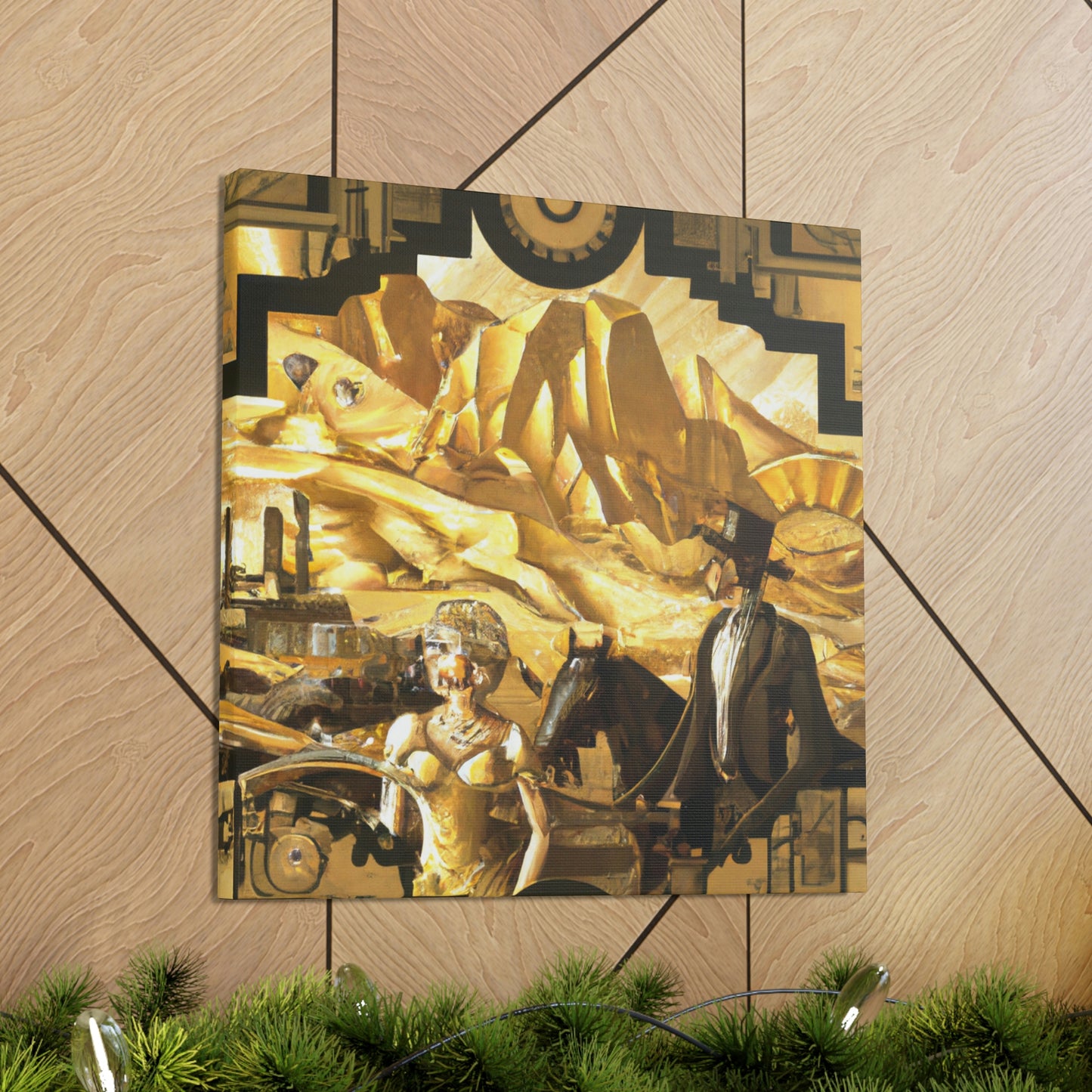 "Miner's Gold Reverie" - Canvas