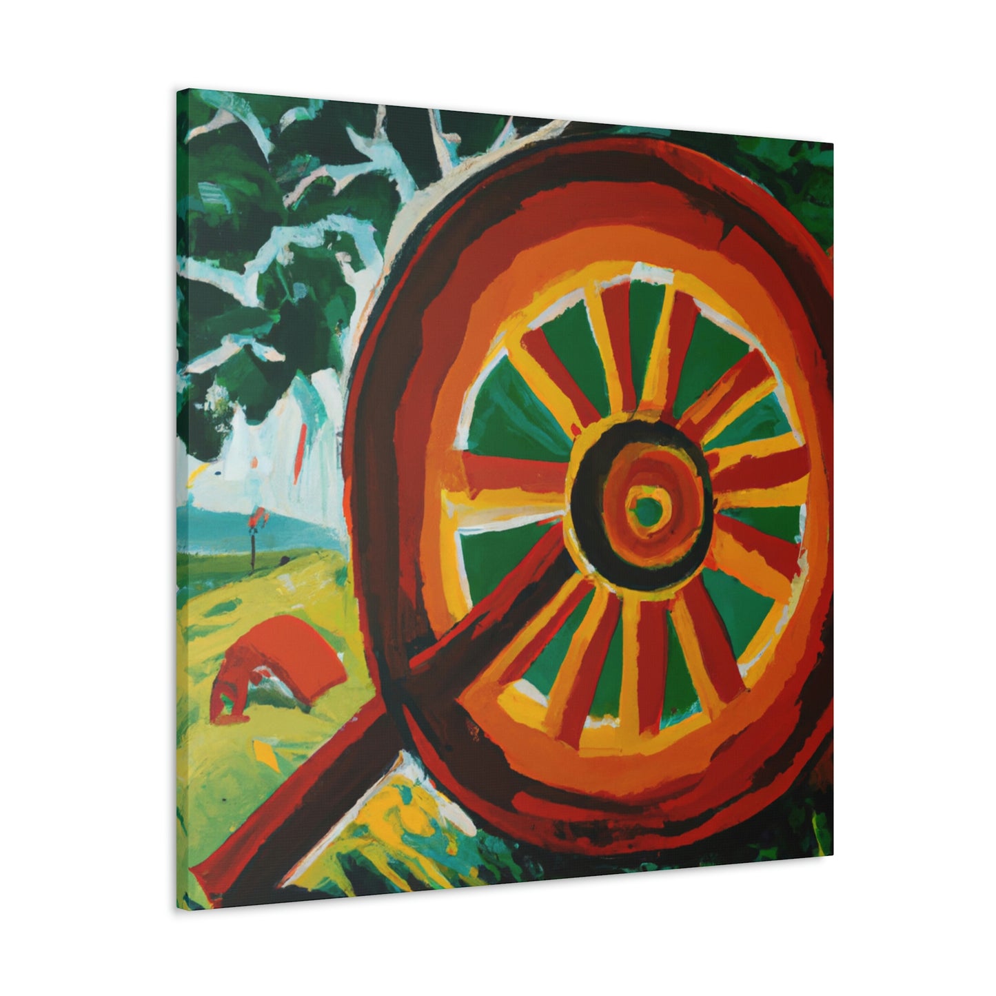 "Wheel of Times Past" - Canvas