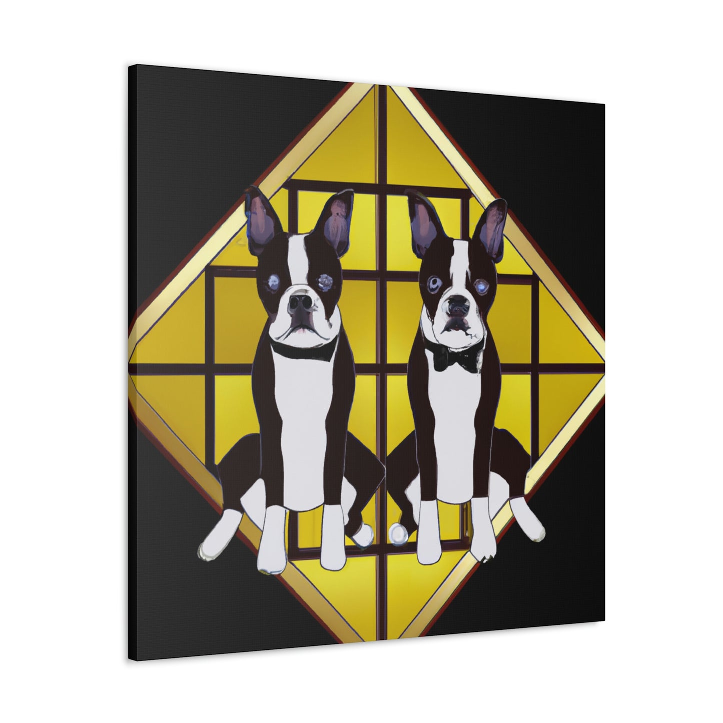 Dazzling Deco Doggie - Canvas