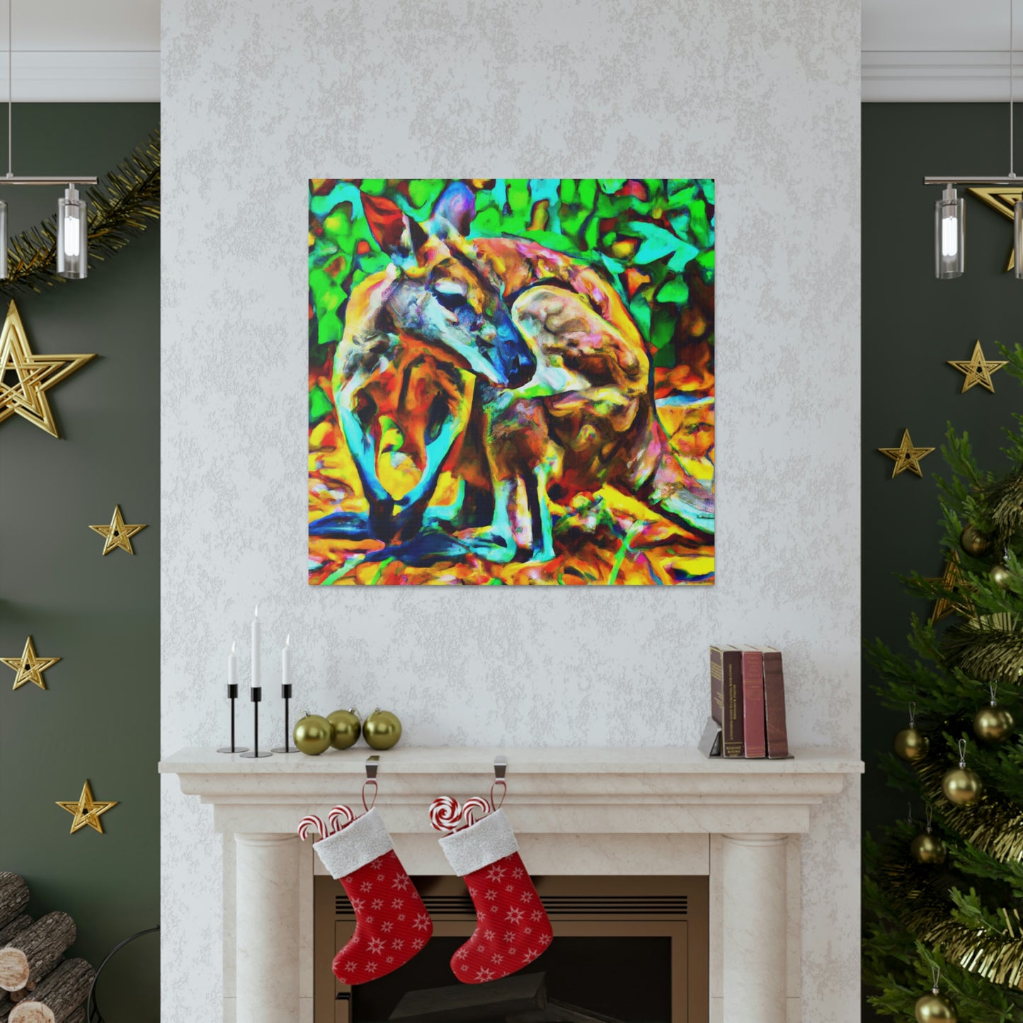 Wallaby in the Wild - Canvas