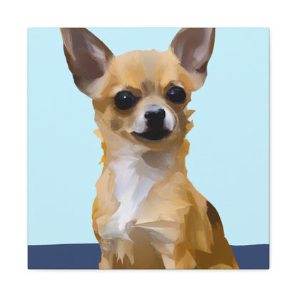 "Chihuahua Minimalism Dream" - Canvas