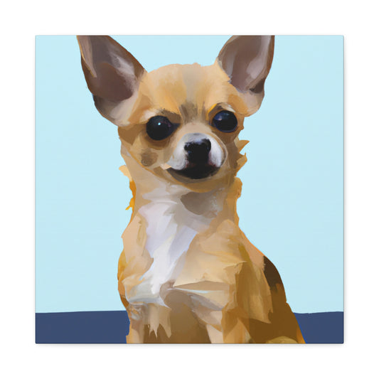 "Chihuahua Minimalism Dream" - Canvas