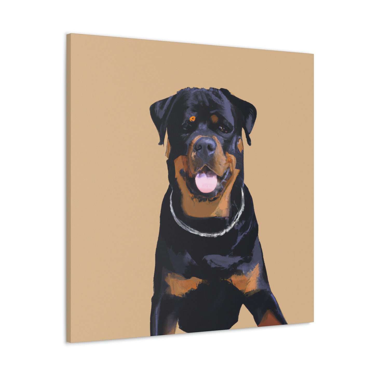 "Rottweiler in Simplicity" - Canvas