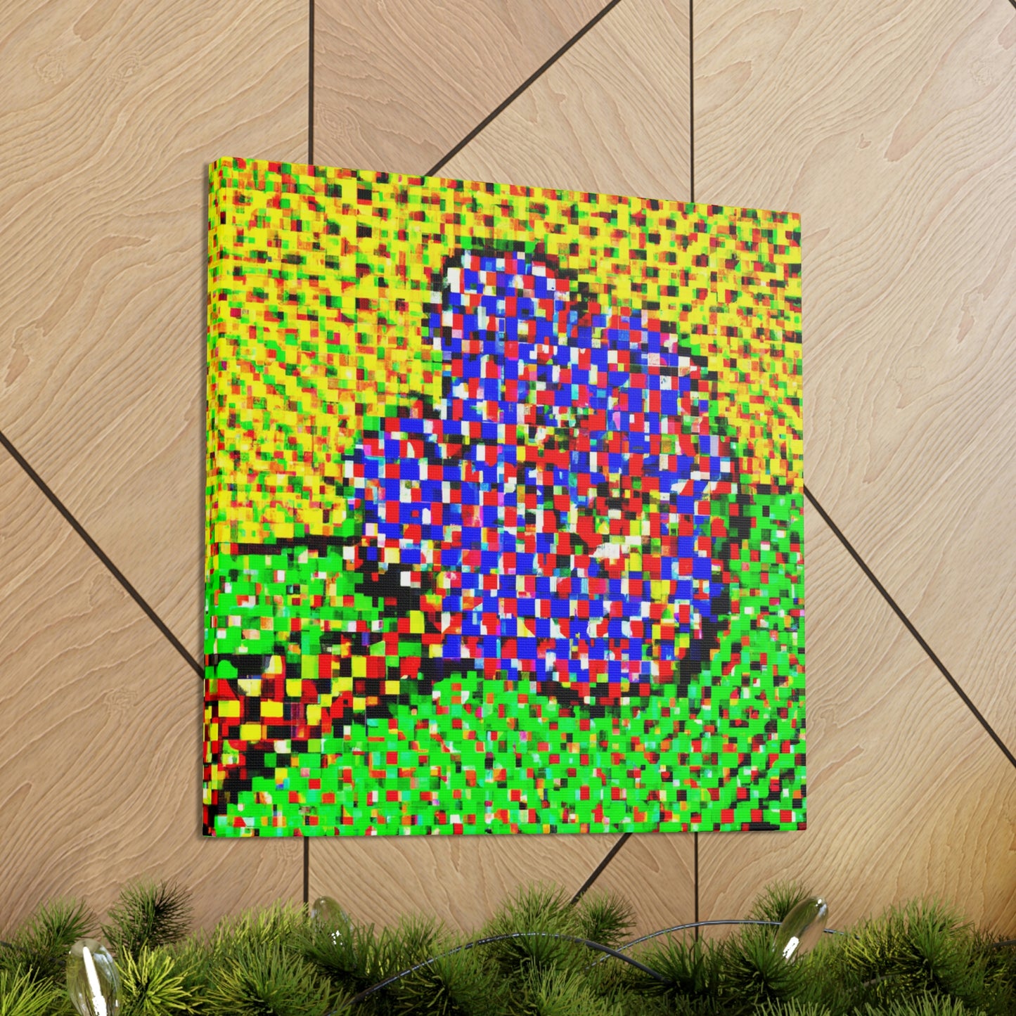 Pop Art Pointillism. - Canvas