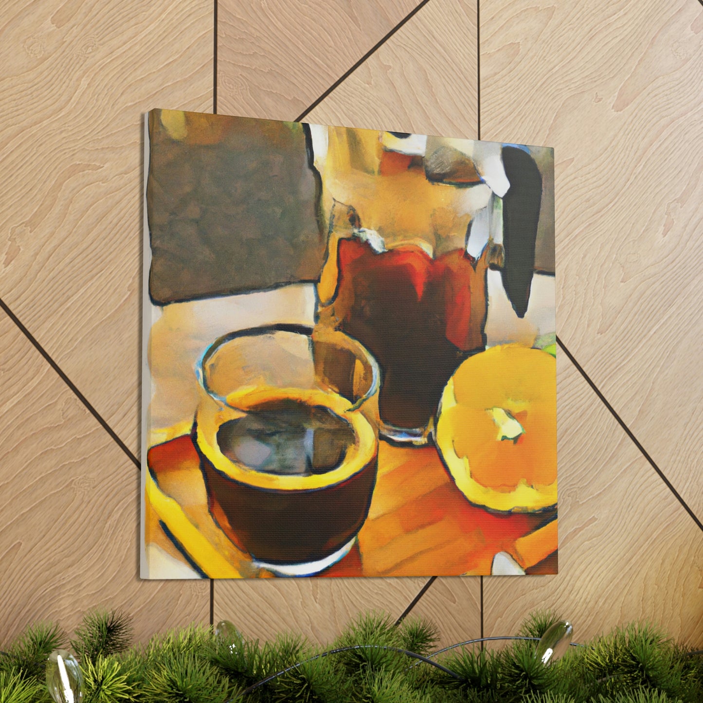 Coffee in Fauvism - Canvas