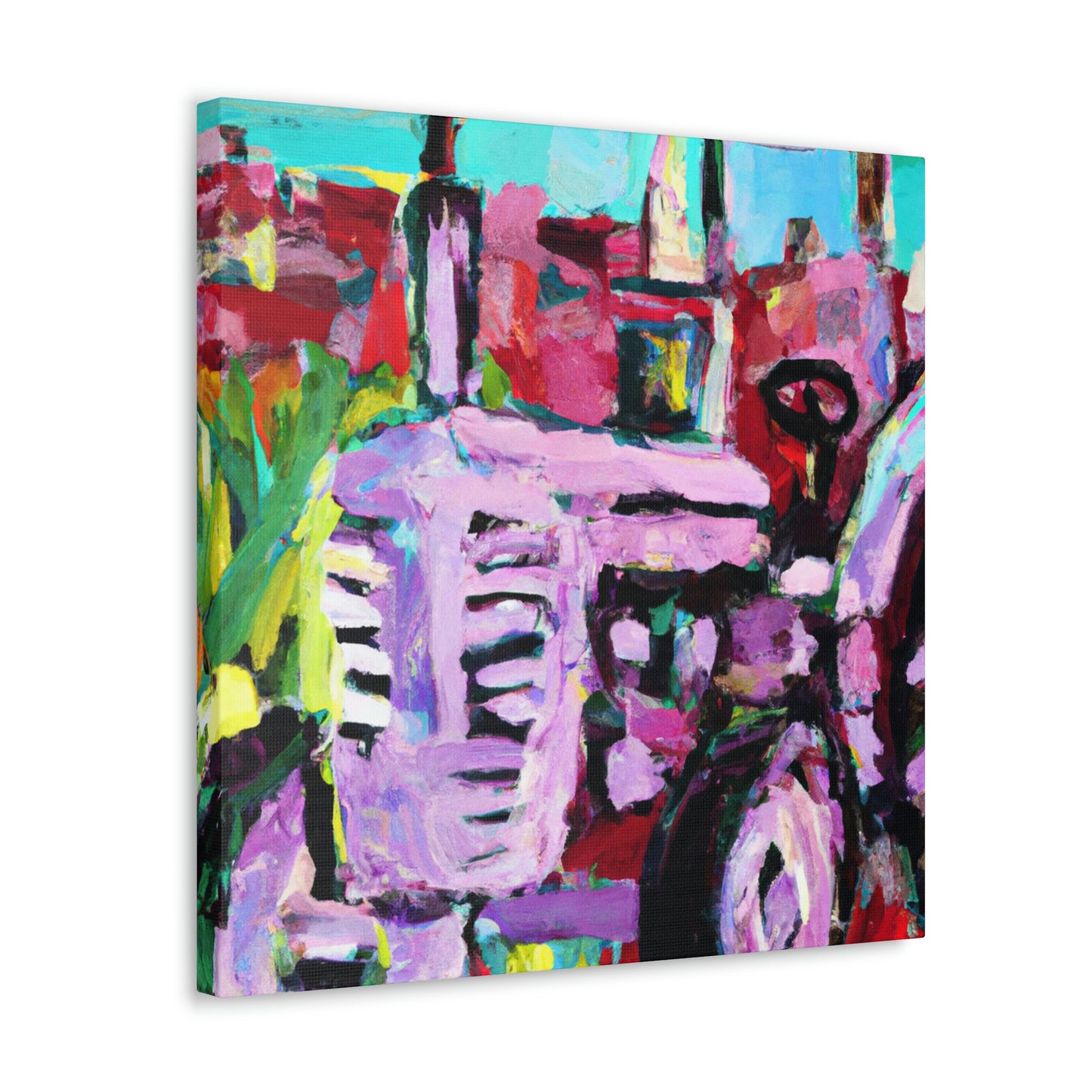 "Tractor of Expressionism" - Canvas