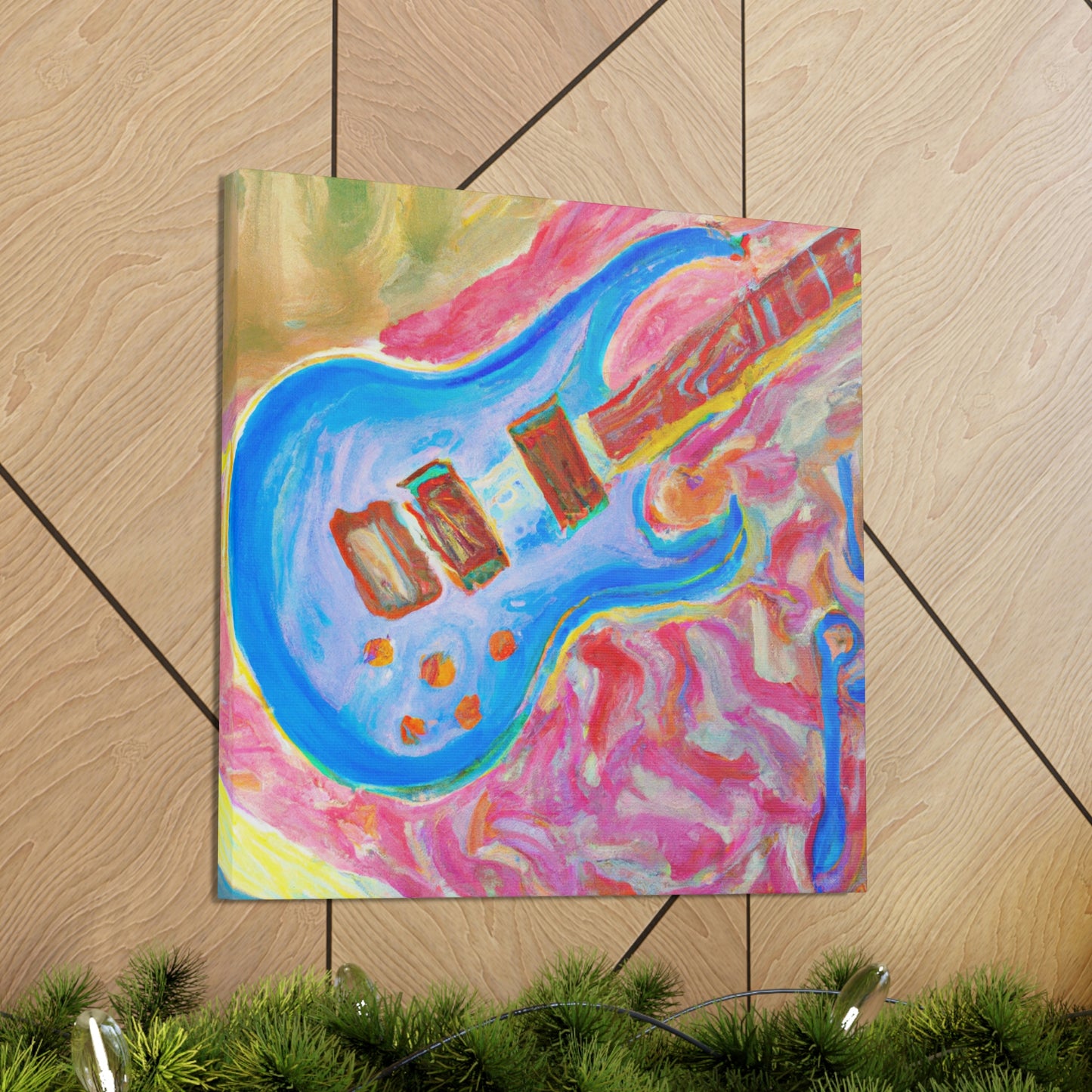 "Electric Guitar Triumphant" - Canvas