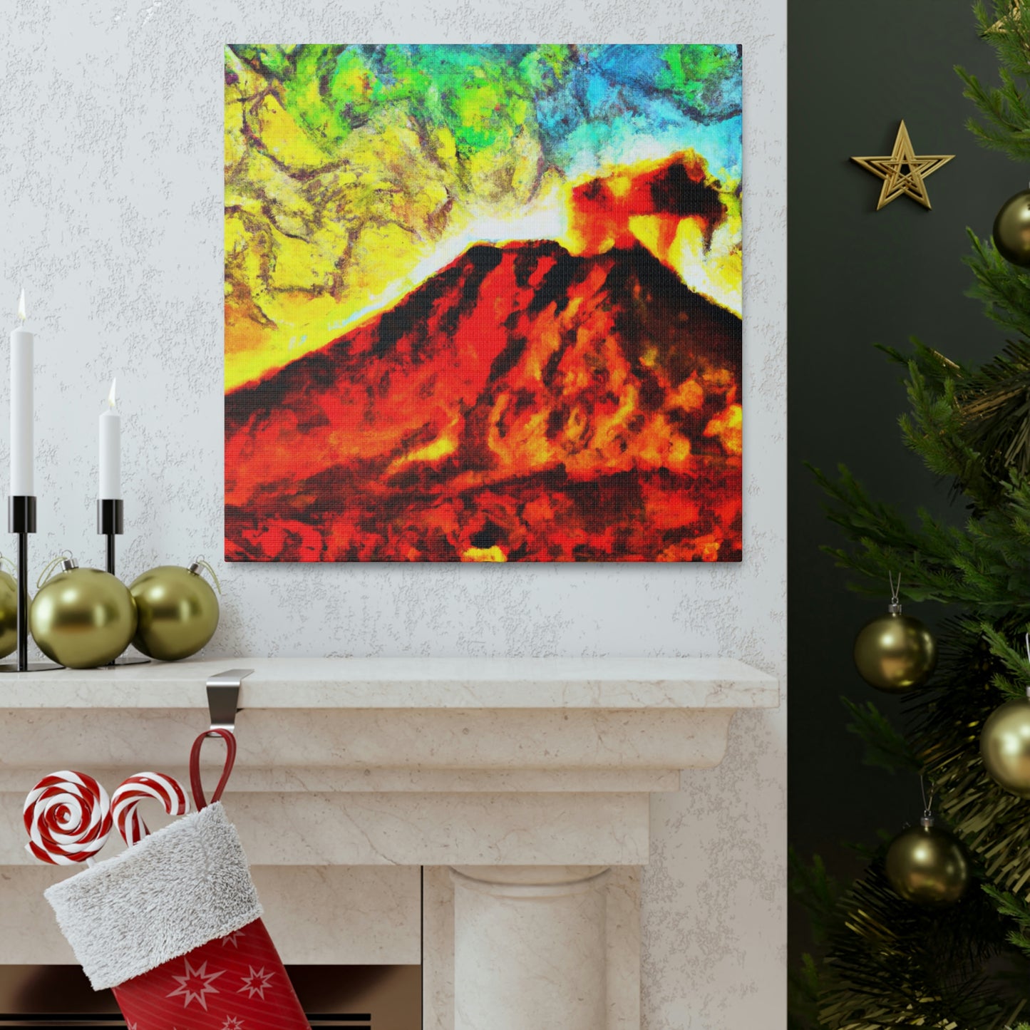 Volcanic Eruption Beauty - Canvas