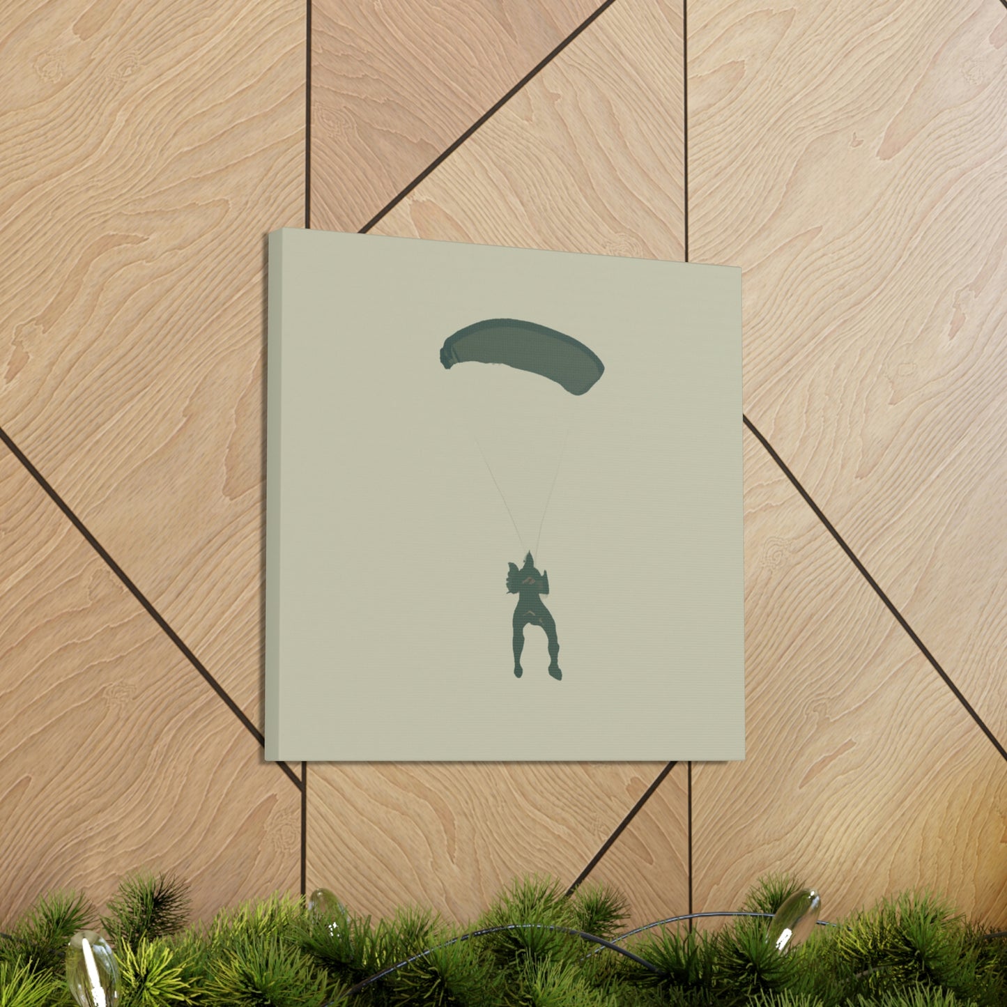 "Paratrooper in Flight" - Canvas