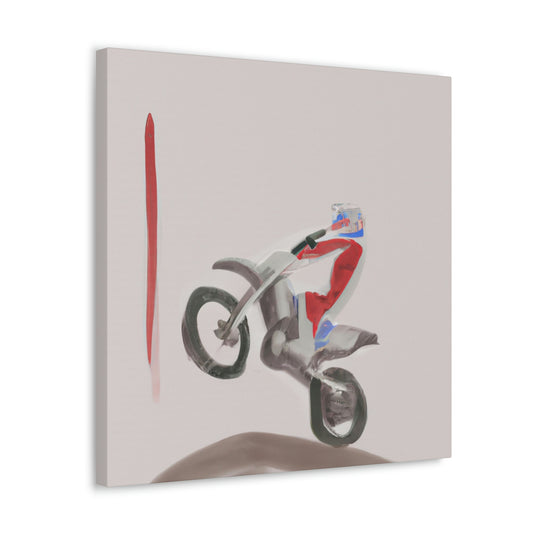 "Motocross and Minimalism" - Canvas