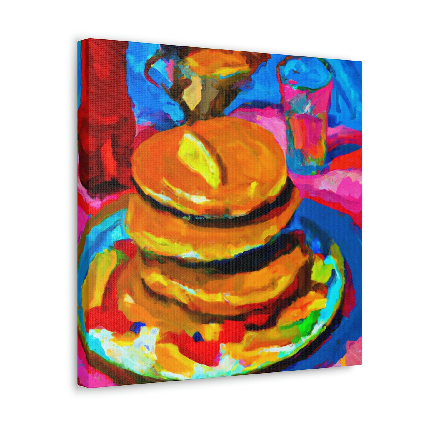 Pancakes in Fauvism - Canvas