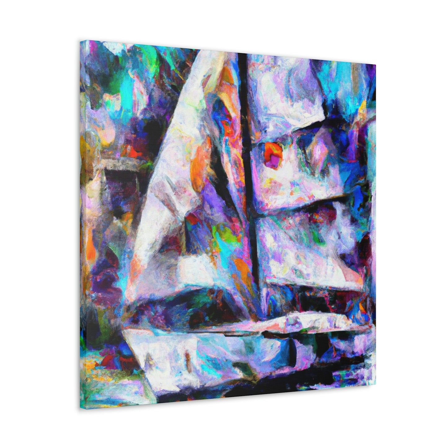 Sailboat in Abstraction - Canvas