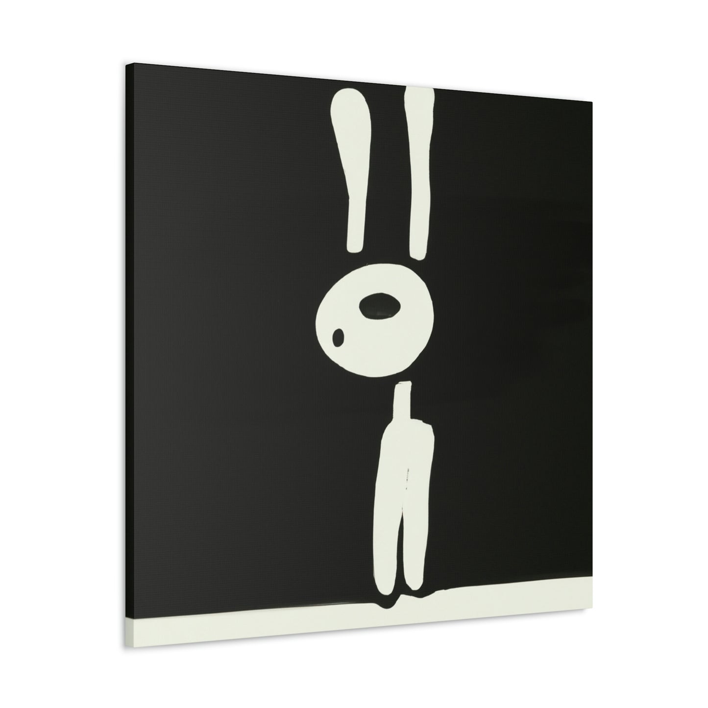 "Rabbit's Minimalist Dream" - Canvas