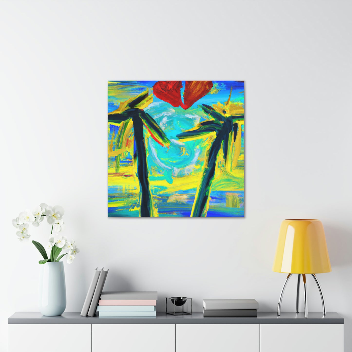 Lovely Palm Treescape - Canvas