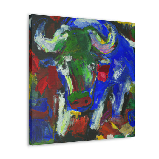 "Buffalo in Abstraction" - Canvas