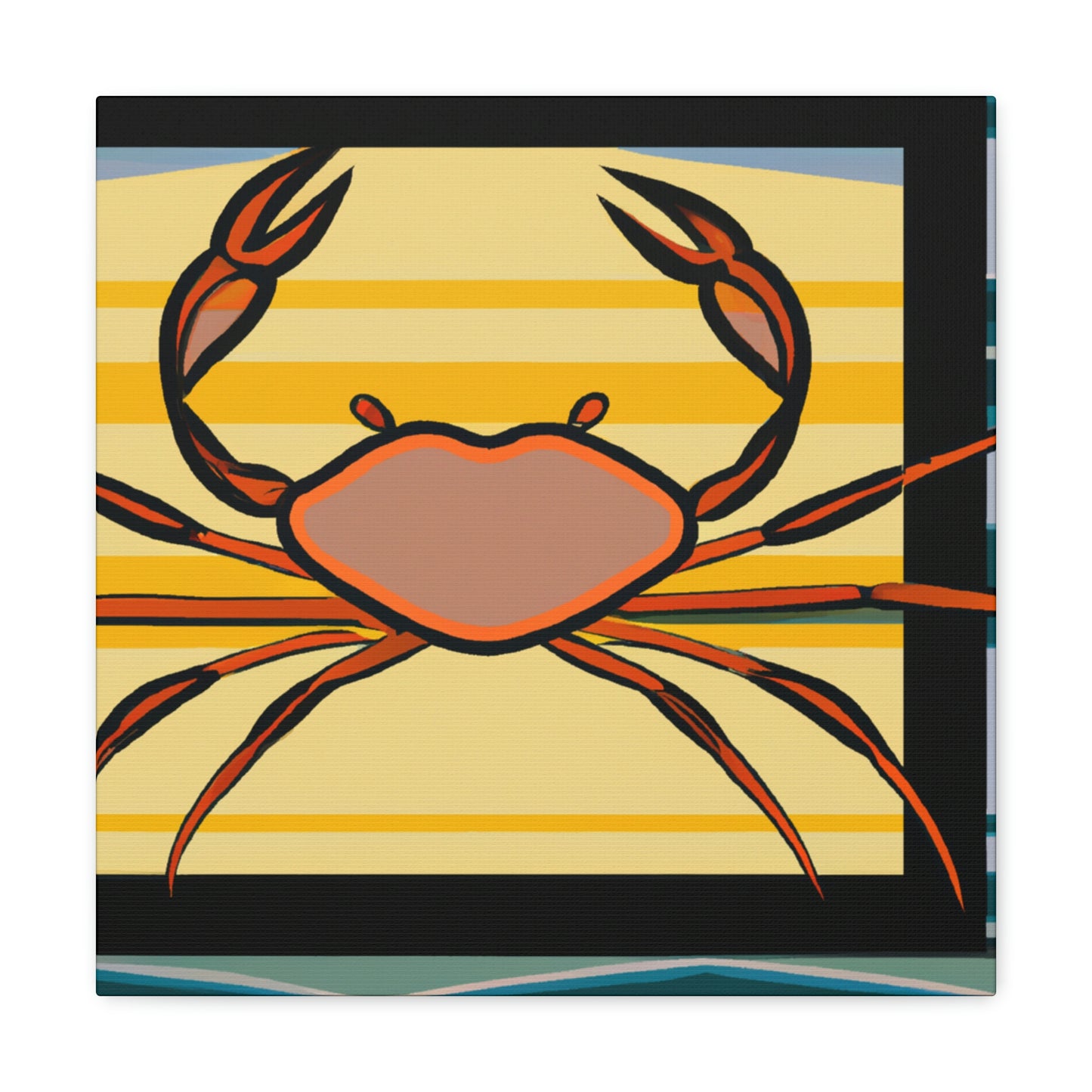 Crab in DecoGlamour - Canvas