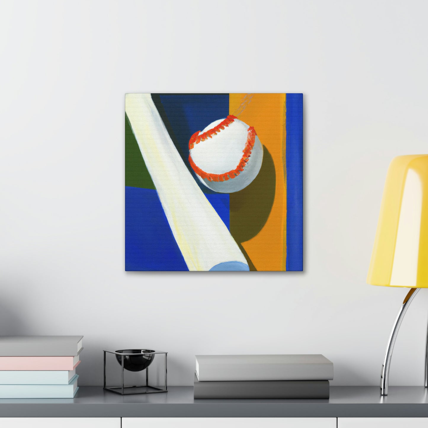 Baseball's Minimalism - Canvas