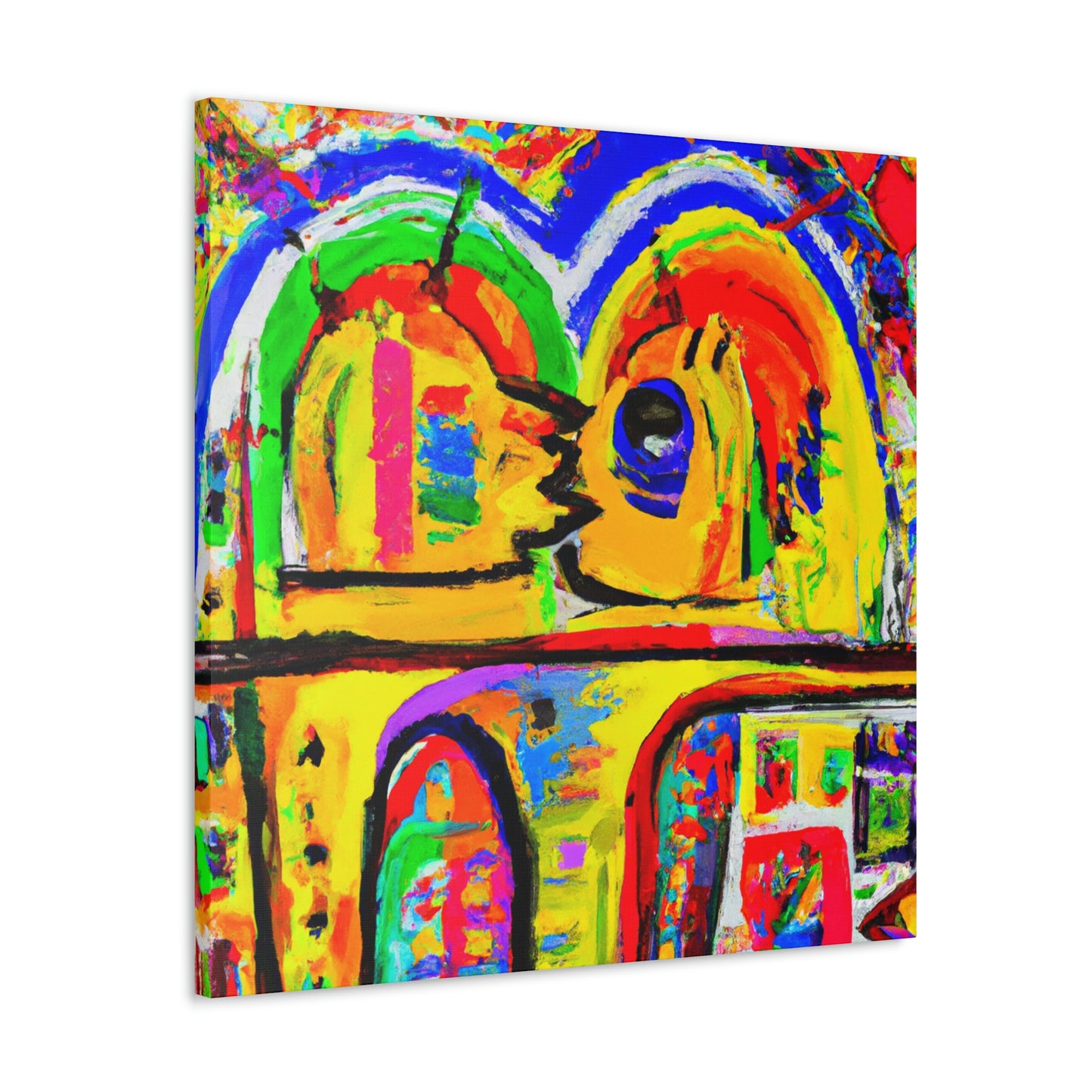 Love's Rainbow Bridge - Canvas