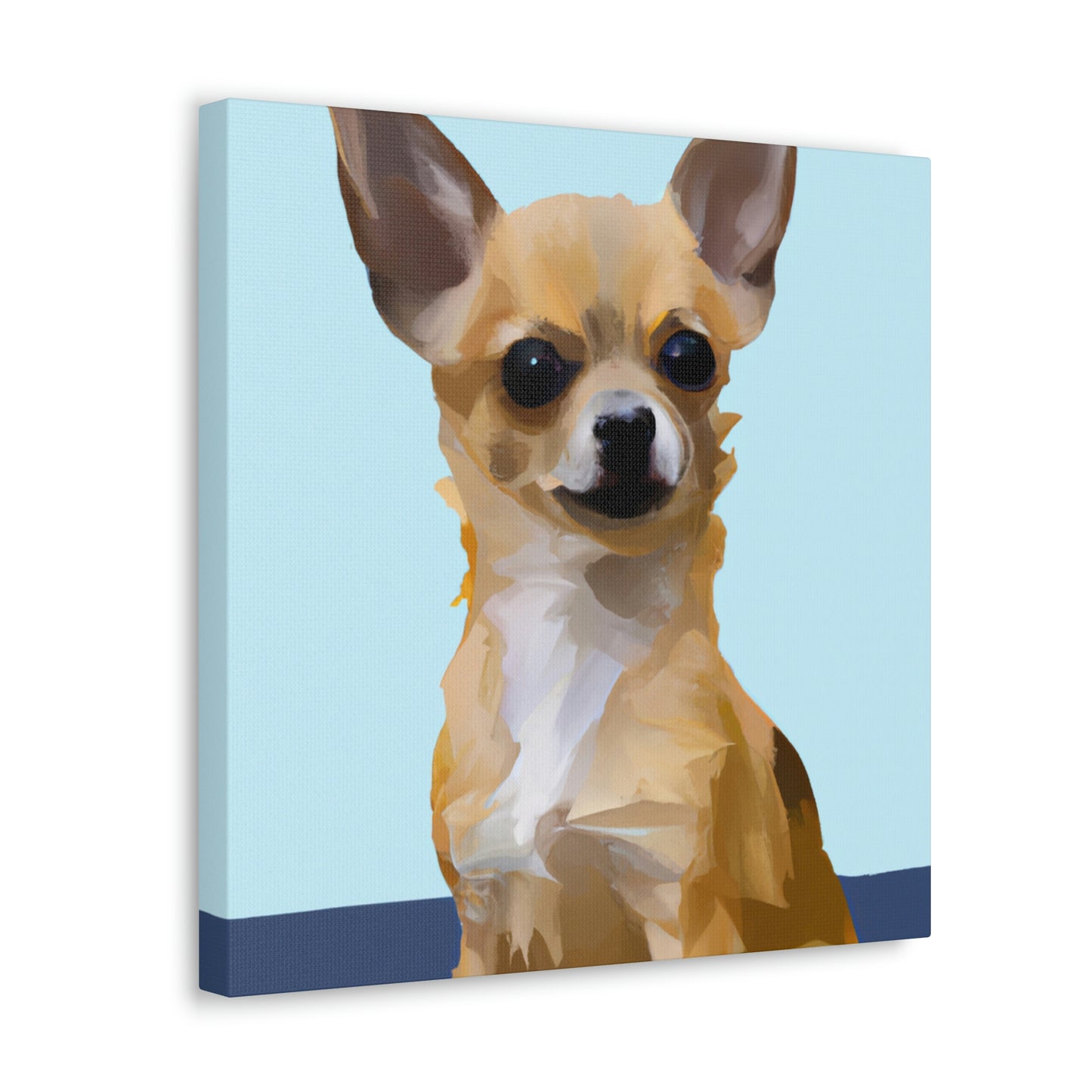 "Chihuahua Minimalism Dream" - Canvas