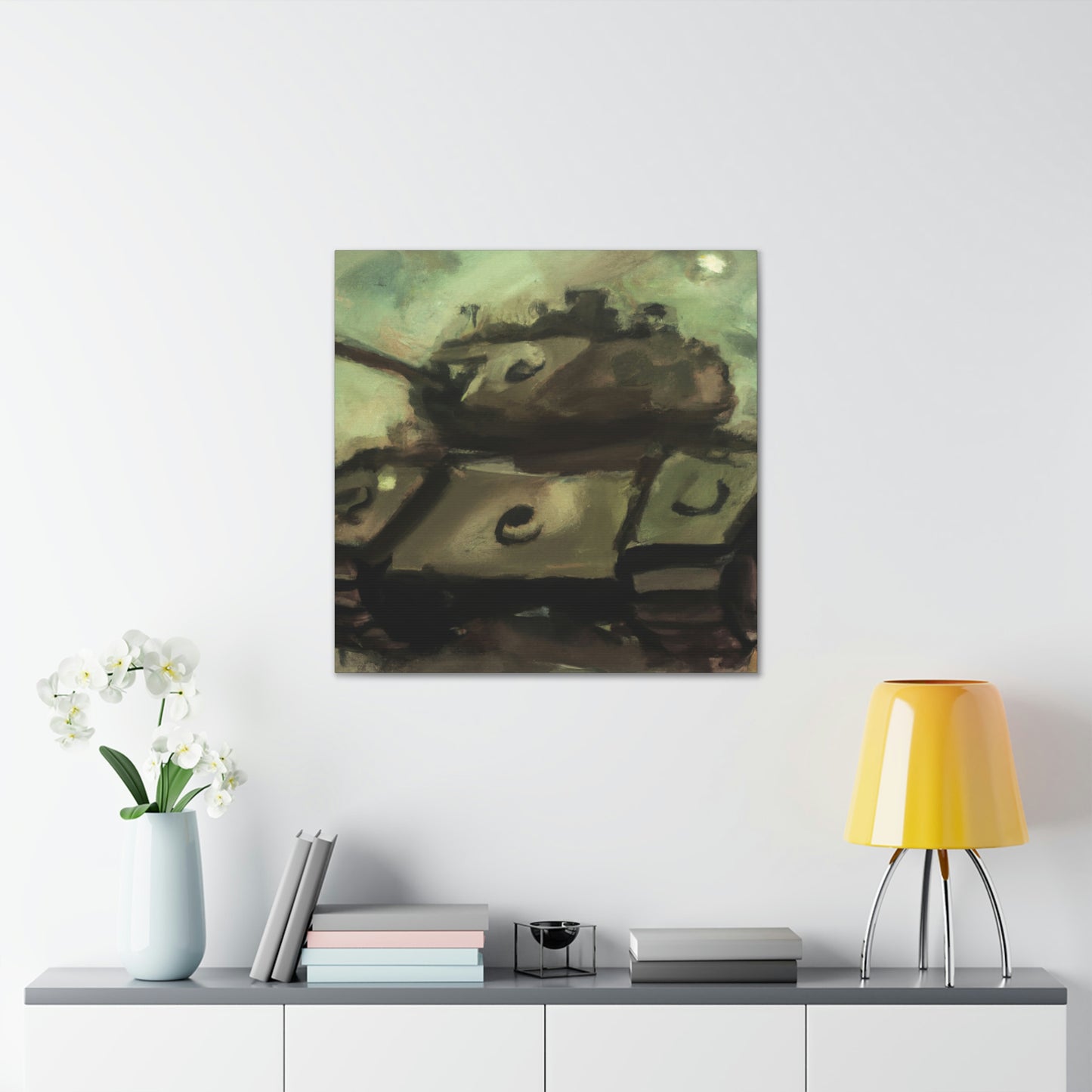 "Turret In Turmoil" - Canvas