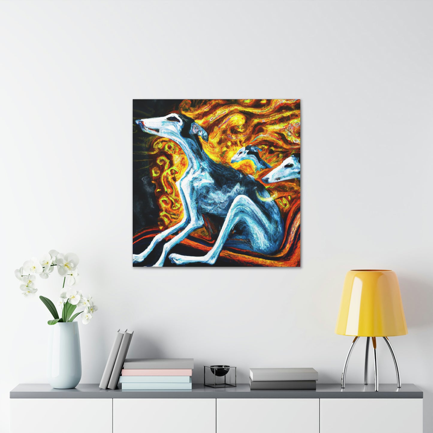 Greyhound of Mirages - Canvas