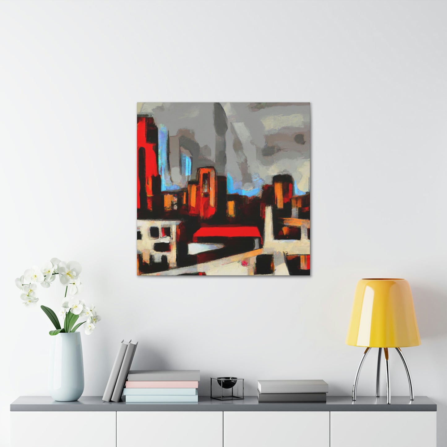 "Futurist Dreamscape Expanse" - Canvas