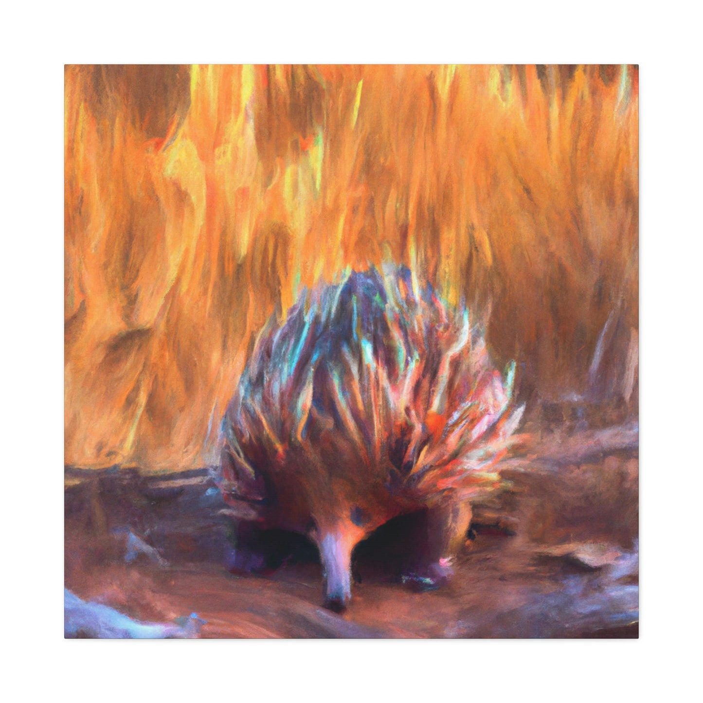 "Echidna's Hidden Beauty" - Canvas