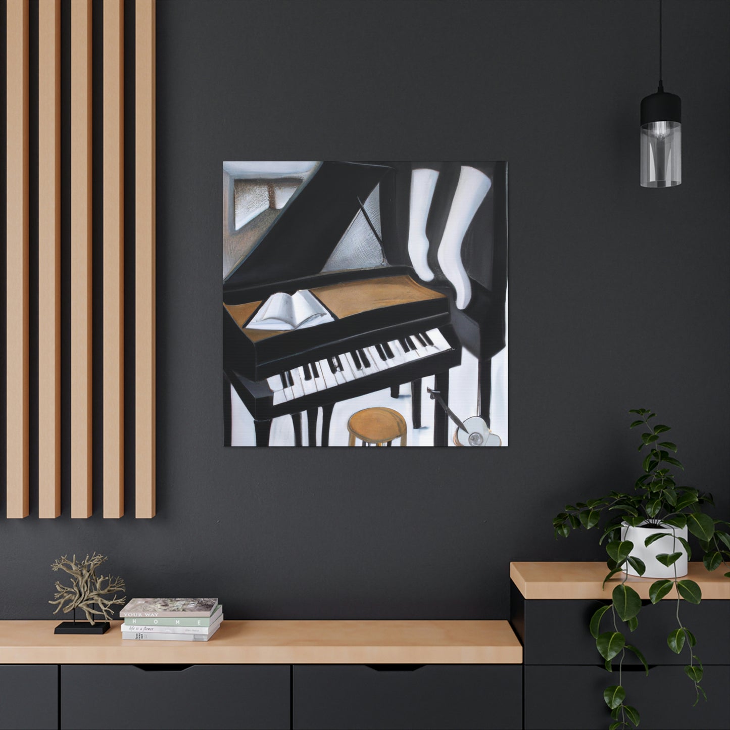 Piano in Dreamland - Canvas