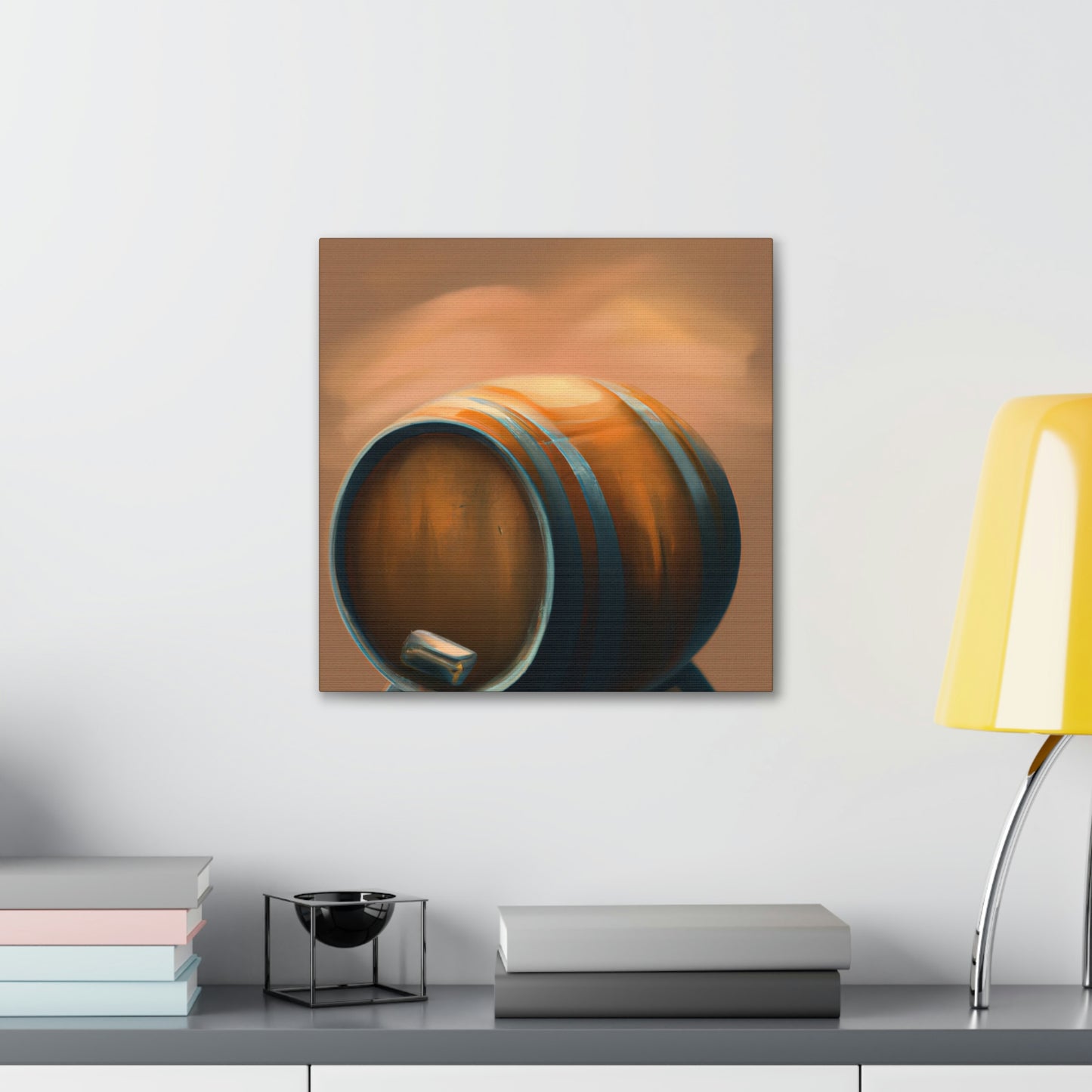 "Whiskey Barrel Ode" - Canvas