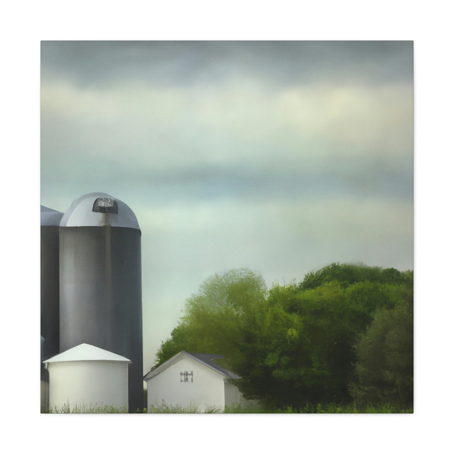 Silo in Monochrome - Canvas