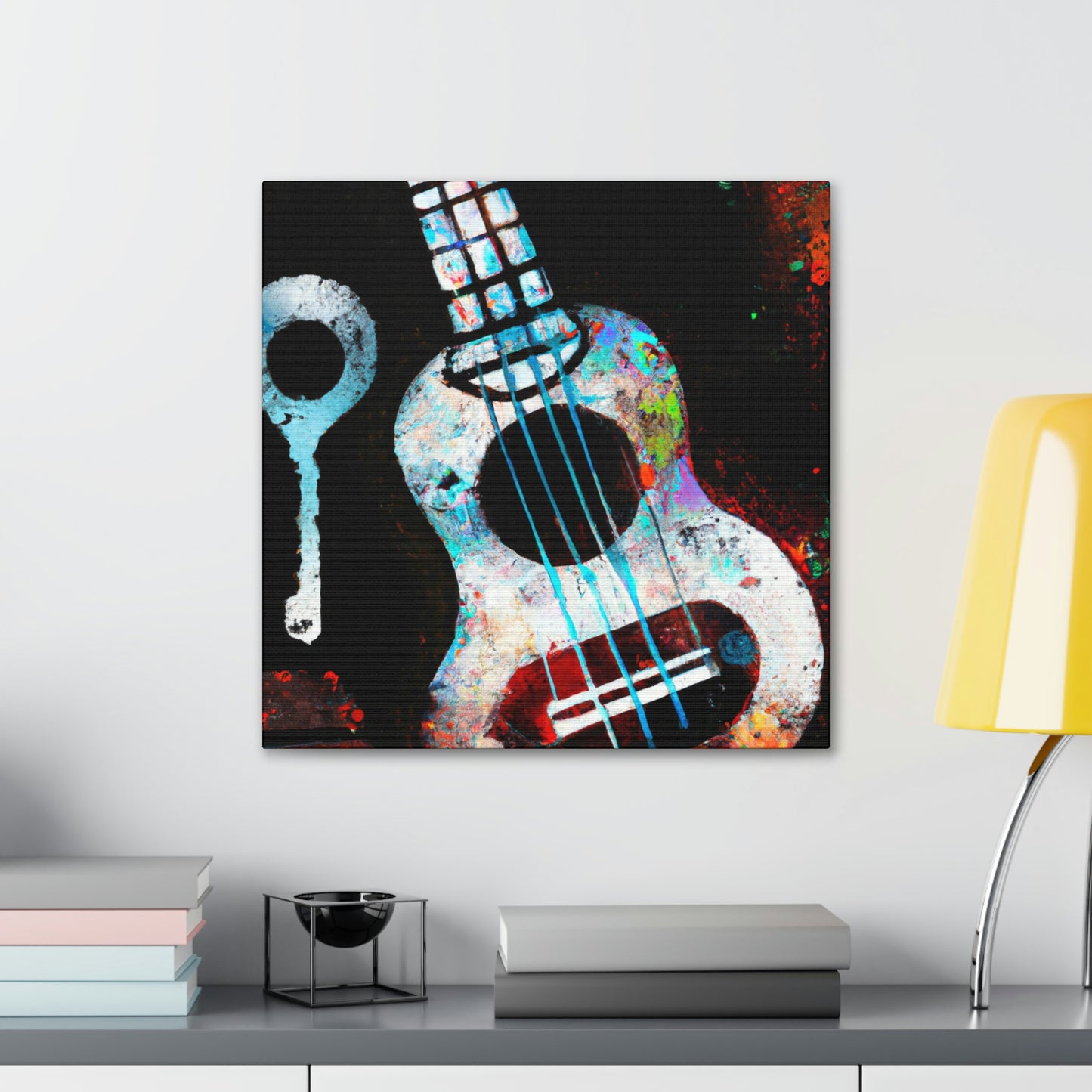 Ukelele Abstractionism - Canvas