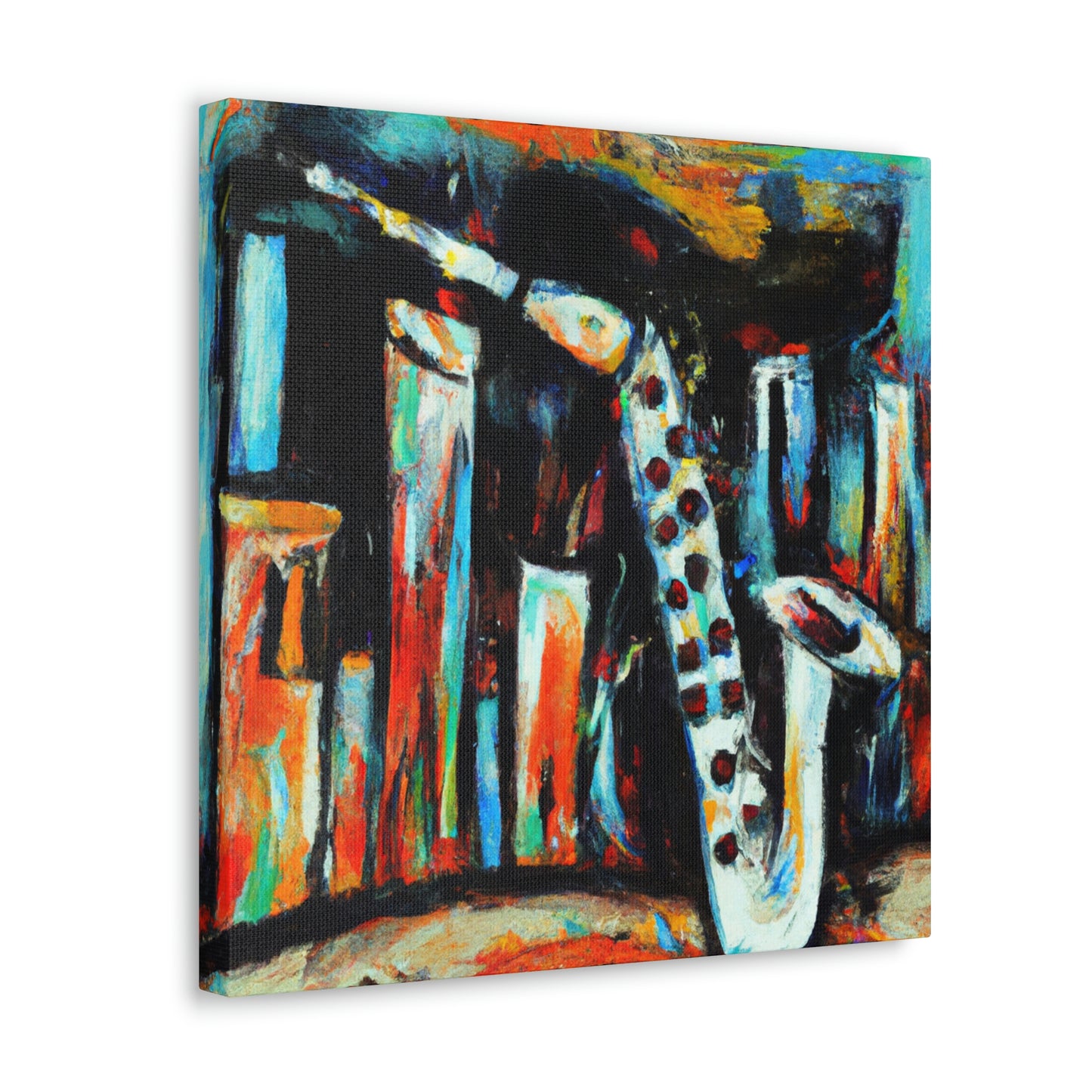 "Clarinet in Expressionism" - Canvas