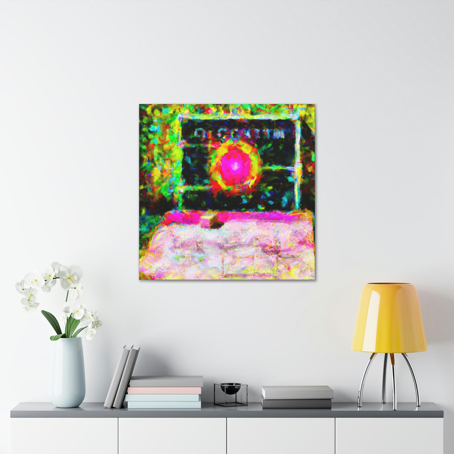 "Quantum Computing Dreamscapes" - Canvas