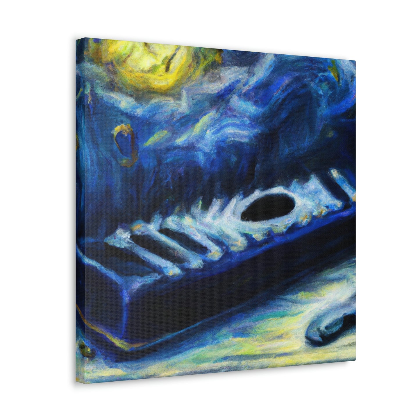 "Harmonious Harmonica Hues" - Canvas