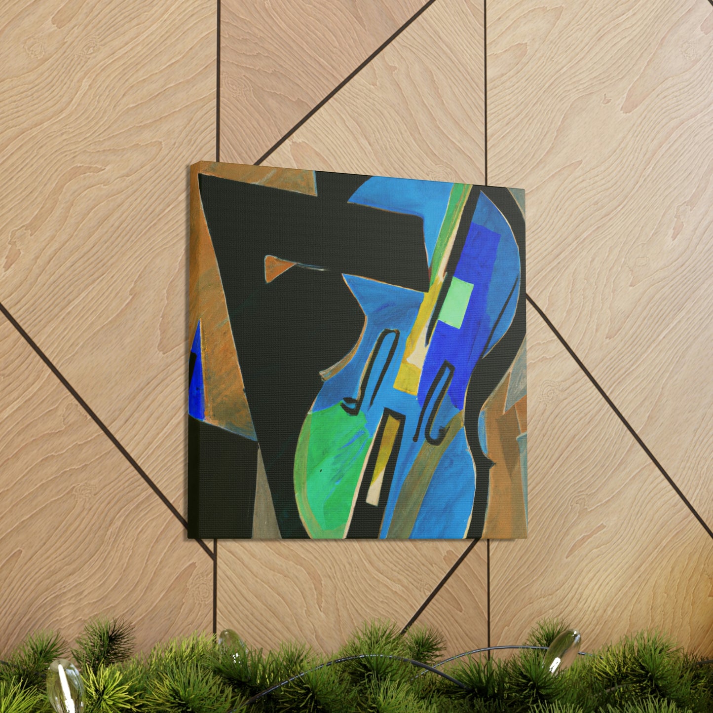 Vibrant Violin Symphony - Canvas