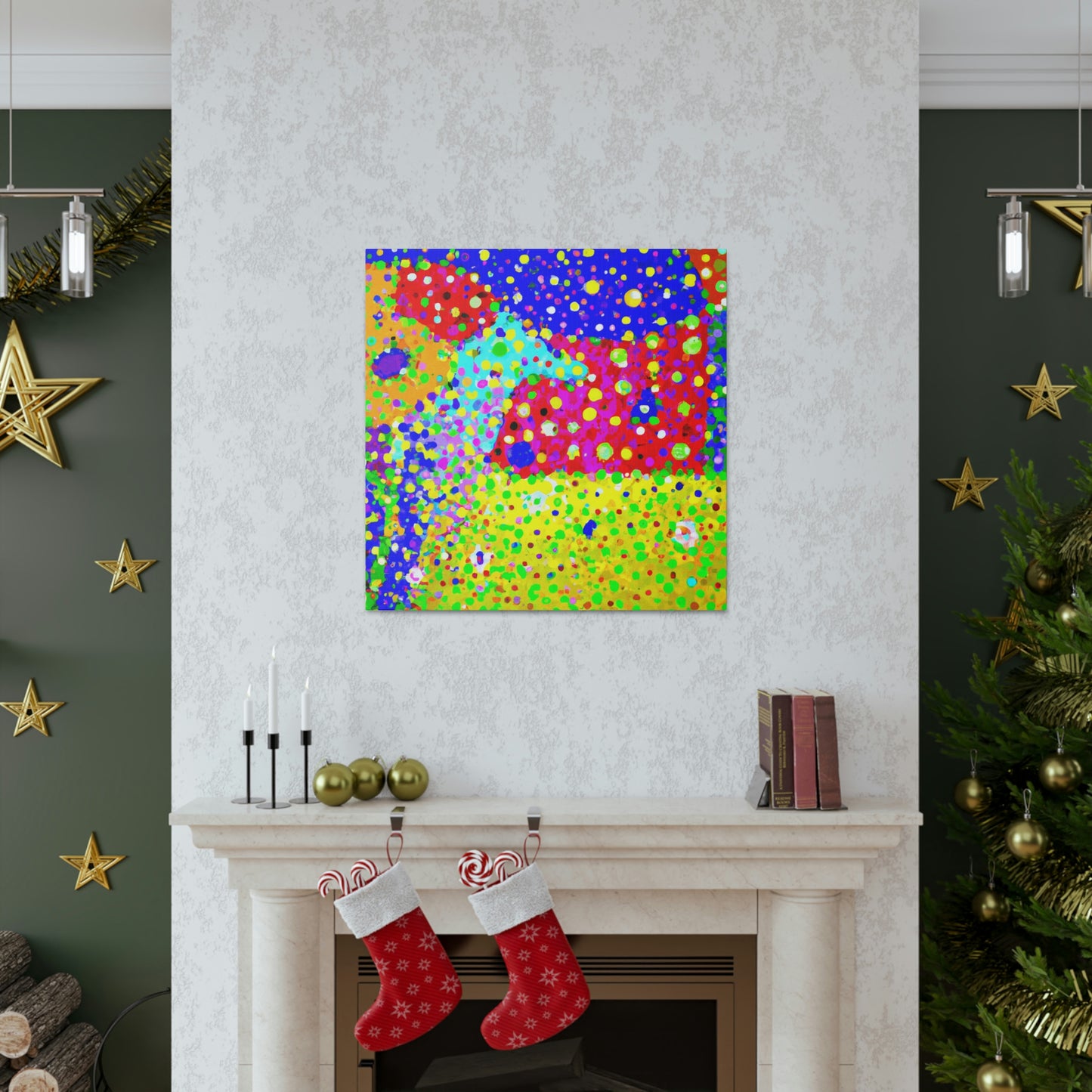 Fauvism in Pointillism - Canvas