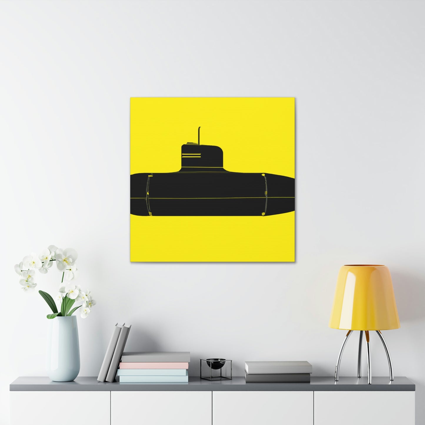 Submarine in Solitude - Canvas