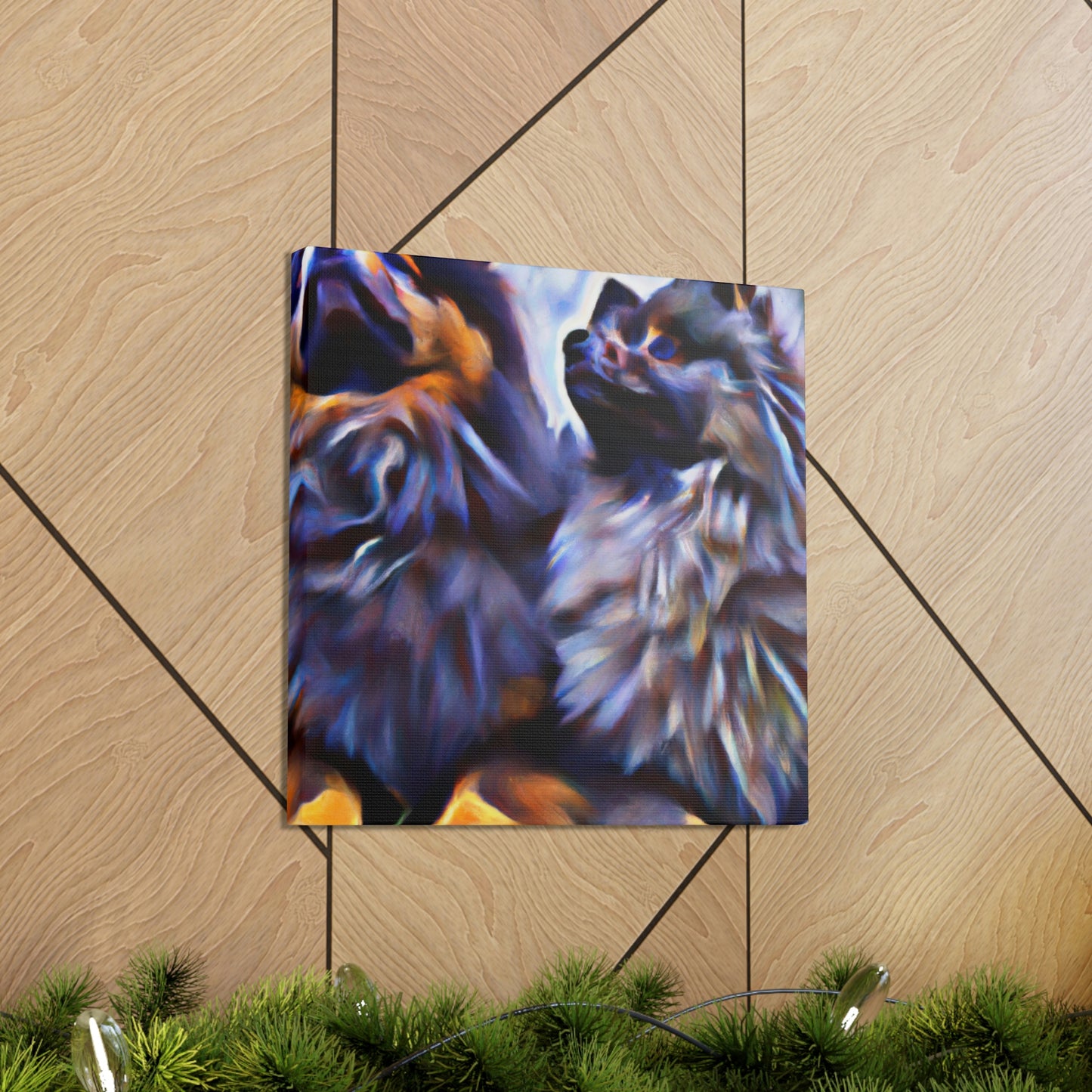 Keeshond in Dreamscape - Canvas