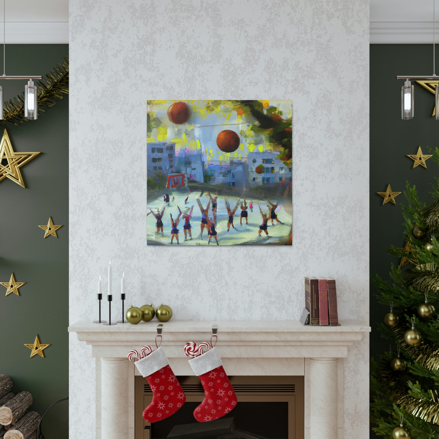 Volleyball Vibrancy Vitality - Canvas