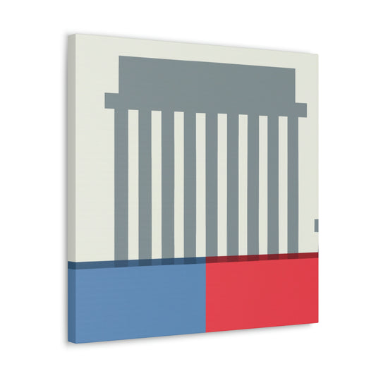 Lincoln Memorial Simplicity - Canvas