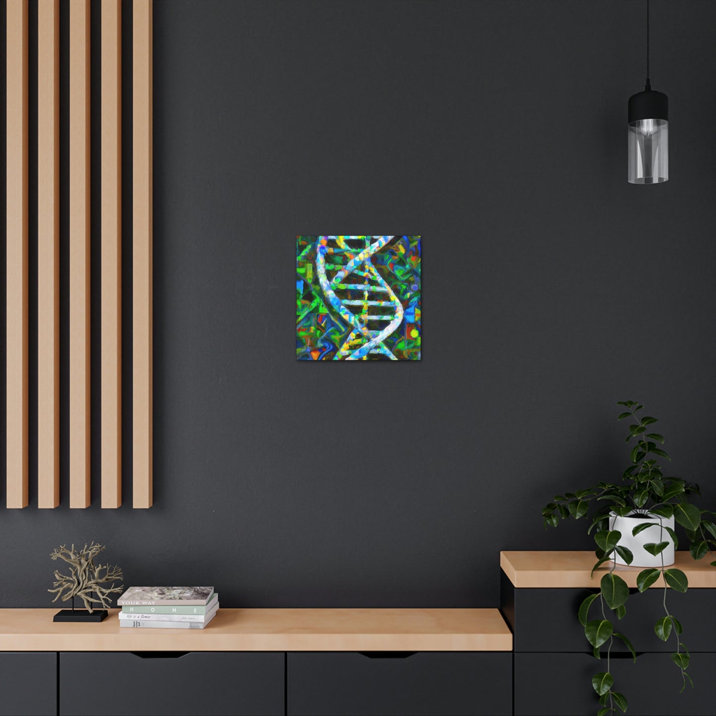 "Chromosomal Color Harmony" - Canvas