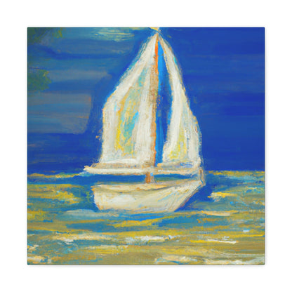 "Sailboat at Sea" - Canvas