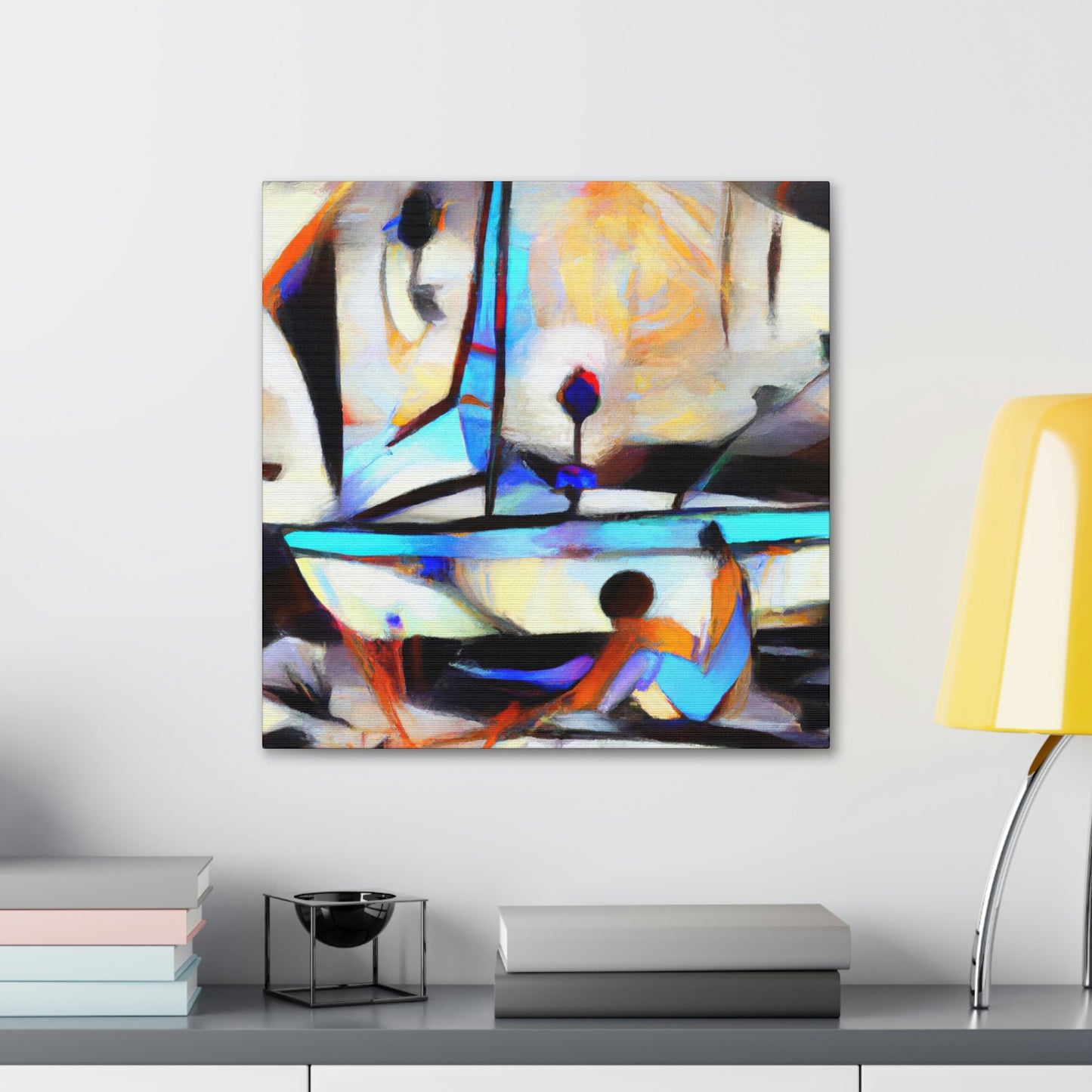 "Sailboats on a Horizon" - Canvas